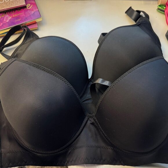 Shapedly Back Smoothing Shaping Bra - 40 / DDD(F) / Black - Picture 4 of 4